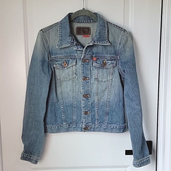 Big Star Jackey Distressed Denim Jean Jacket - Size Small - Picture 1 of 15